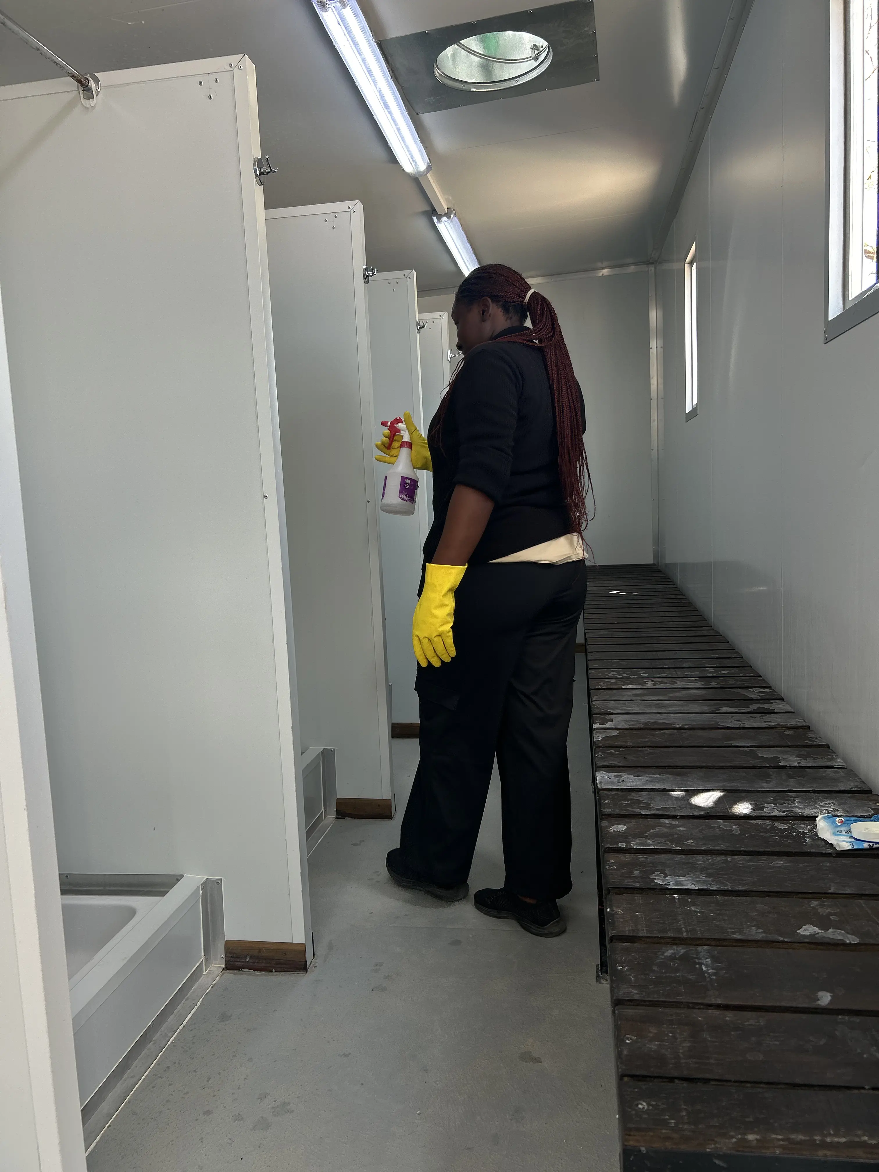 WCCS professional cleaning service in action