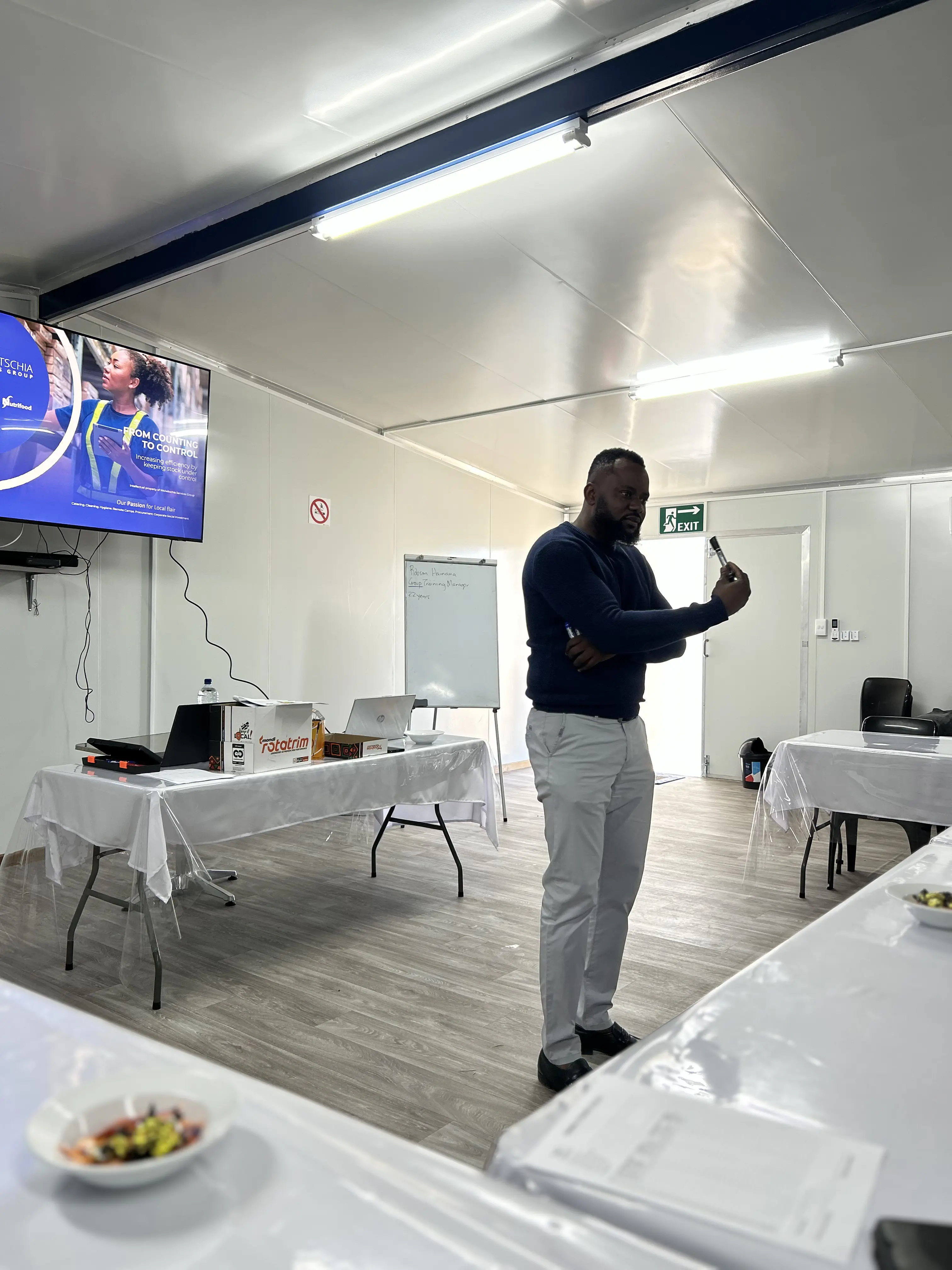 WCCS business hospitality and event service setup