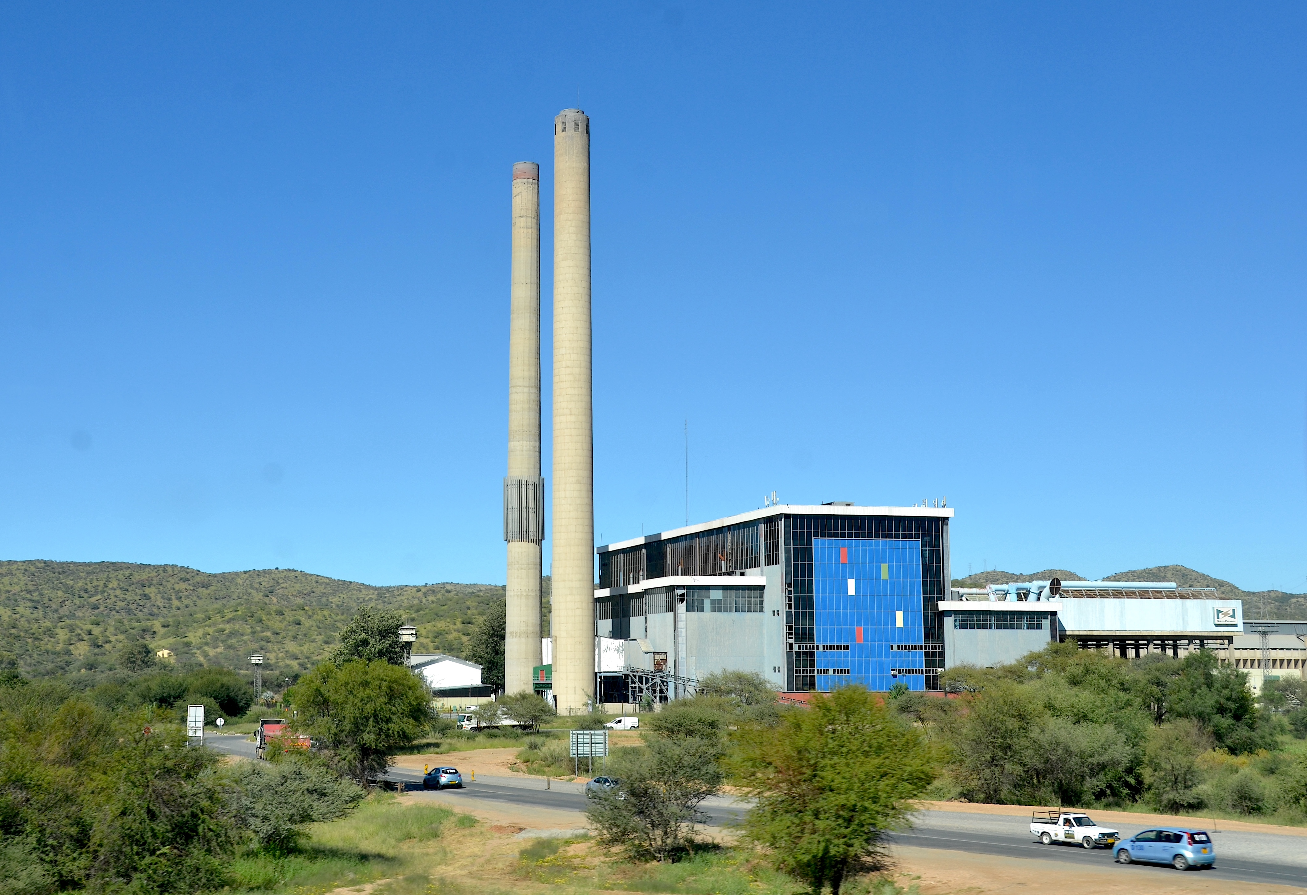 Van Eck Power Station industrial plant in Windhoek, Namibia